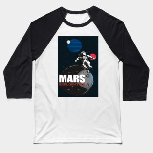 Mars exploration Baseball T-Shirt